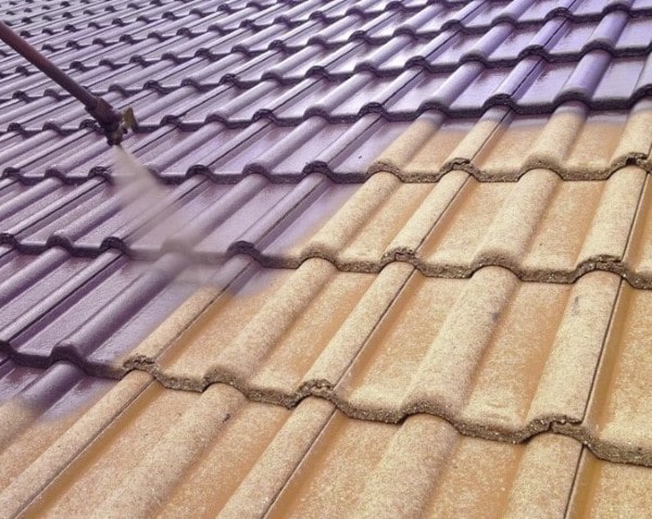 resine toiture sur tuiles